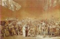 El juramento de la cancha de tenis Neoclasicismo Jacques Louis David